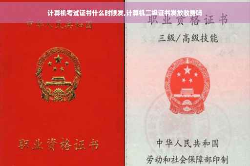 计算机考试证书什么时候发,计算机二级证书发放收费吗