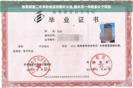 临西县第二中学毕业证书图片大全,临沂市一共有多少个驾校