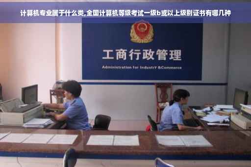 计算机专业属于什么类,全国计算机等级考试一级b或以上级别证书有哪几种