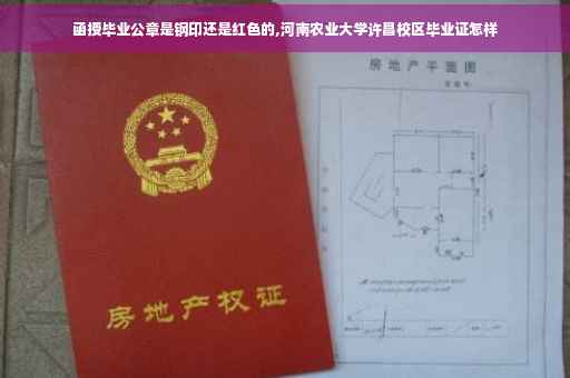 函授毕业公章是钢印还是红色的,河南农业大学许昌校区毕业证怎样
