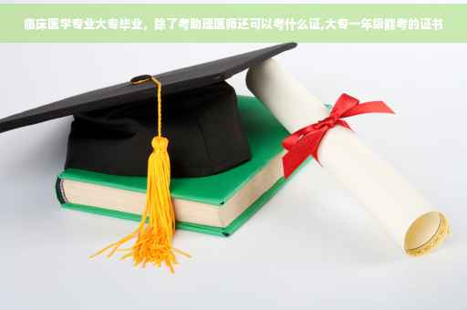 临床医学专业大专毕业，除了考助理医师还可以考什么证,大专一年级能考的证书