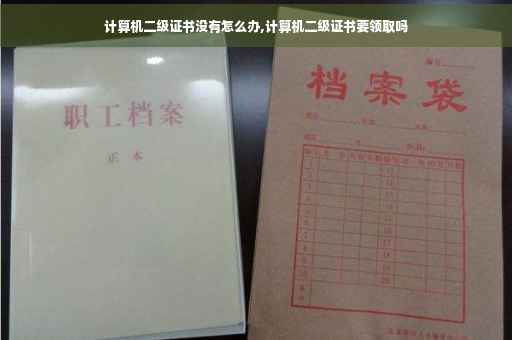 计算机二级证书没有怎么办,计算机二级证书要领取吗