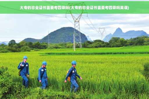 大专的毕业证书需要考四级吗(大专的毕业证书需要考四级吗英语) 大专的毕业证书需要考四级吗(大专的毕业证书需要考四级吗英语)