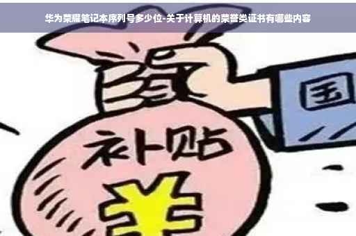 华为荣耀笔记本序列号多少位-关于计算机的荣誉类证书有哪些内容