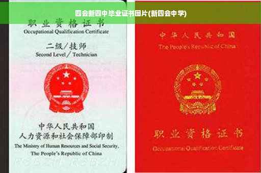 四会新四中毕业证书图片(新四会中学)