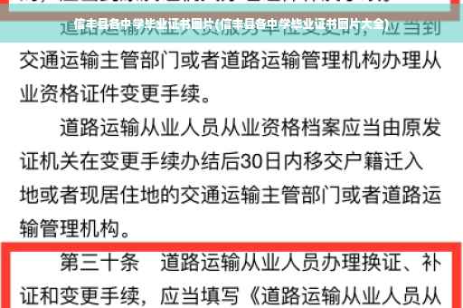 信丰县各中学毕业证书图片(信丰县各中学毕业证书图片大全)