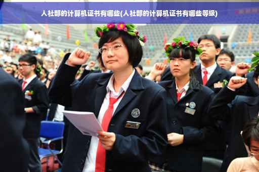 人社部的计算机证书有哪些(人社部的计算机证书有哪些等级)