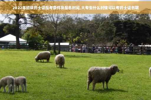 2022年初级药士证报考条件及报名时间,大专生什么时候可以考药士证书呢