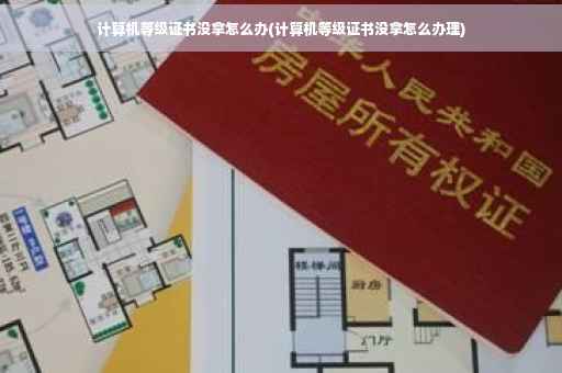 计算机等级证书没拿怎么办(计算机等级证书没拿怎么办理)
