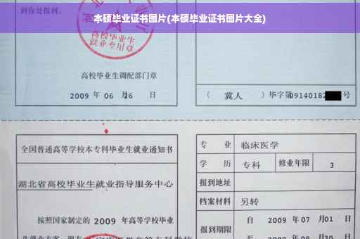 本硕毕业证书图片(本硕毕业证书图片大全)