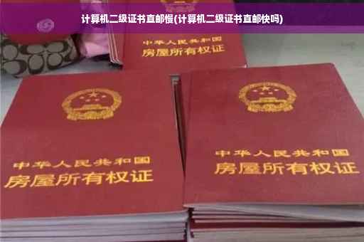 计算机二级证书直邮慢(计算机二级证书直邮快吗)