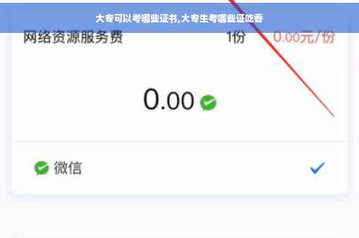 大专可以考哪些证书,大专生考哪些证吃香
