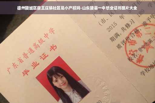 德州陵城区徽王庄镇社区是小产权吗-山东陵县一中毕业证书图片大全