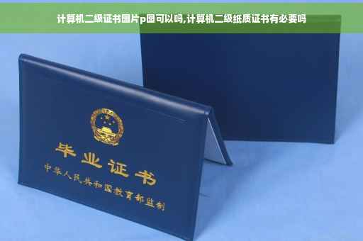计算机二级证书图片p图可以吗,计算机二级纸质证书有必要吗