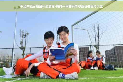 不动产证已缮证什么意思-舞阳一高的高中毕业证书图片大全