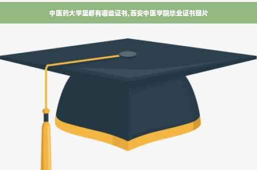 中医药大学里都有哪些证书,西安中医学院毕业证书图片