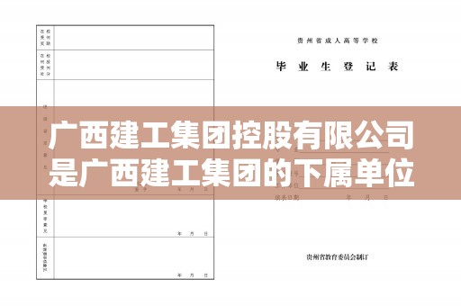 广西建工集团控股有限公司是广西建工集团的下属单位吗-建筑工人收入证明