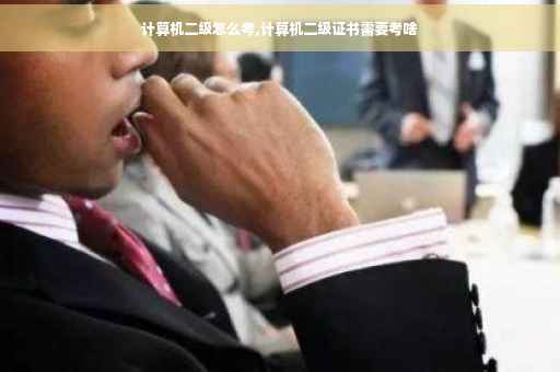 计算机二级怎么考,计算机二级证书需要考啥