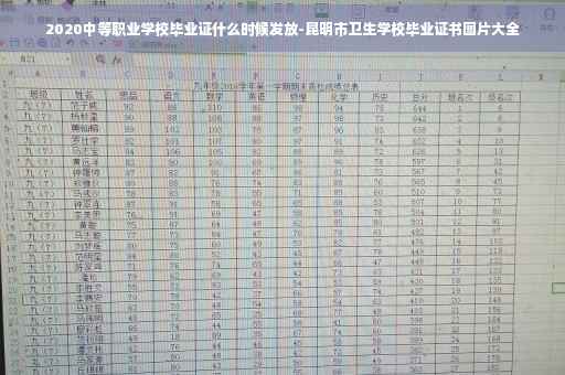 2020中等职业学校毕业证什么时候发放-昆明市卫生学校毕业证书图片大全 2020中等职业学校毕业证什么时候发放-昆明市卫生学校毕业证书图片大全