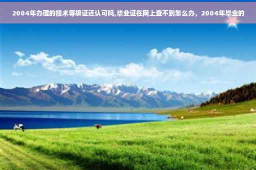 2004年办理的技术等级证还认可吗,毕业证在网上查不到怎么办，2004年毕业的