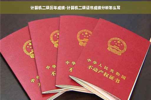 计算机二级历年成绩-计算机二级证书成绩分析怎么写