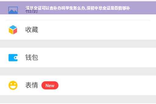 没毕业证可以去补办吗学生怎么办,没初中毕业证是否能够补