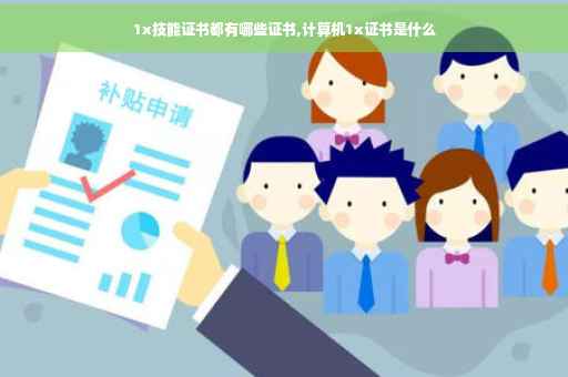 1x技能证书都有哪些证书,计算机1x证书是什么