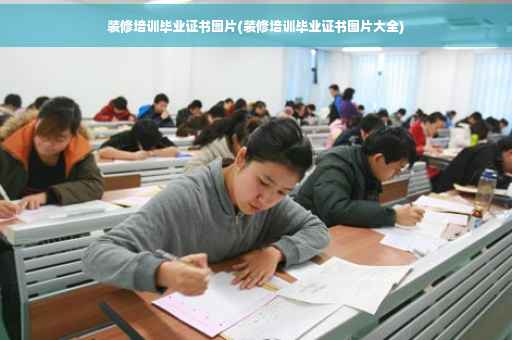 装修培训毕业证书图片(装修培训毕业证书图片大全)