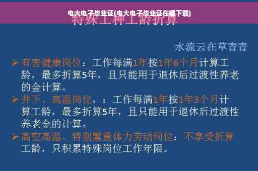 电大电子毕业证(电大电子毕业证在哪下载)