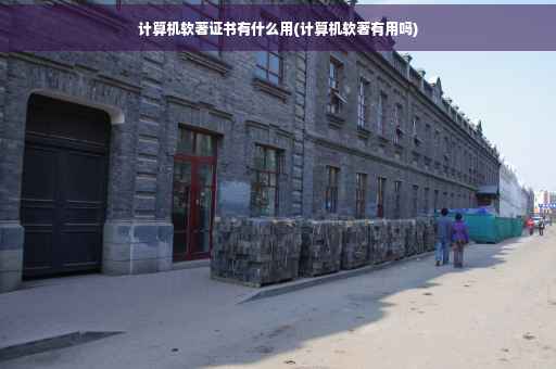 计算机软著证书有什么用(计算机软著有用吗)