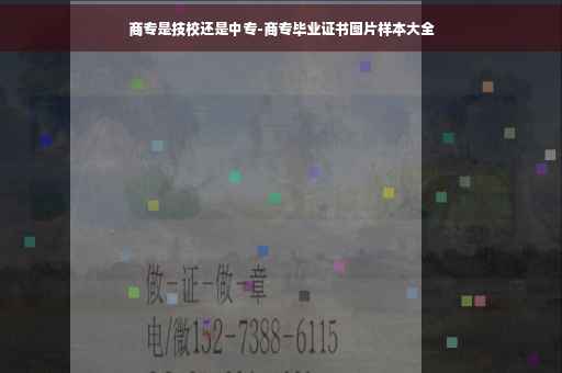 商专是技校还是中专-商专毕业证书图片样本大全