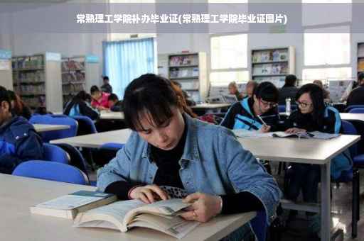 常熟理工学院补办毕业证(常熟理工学院毕业证图片)