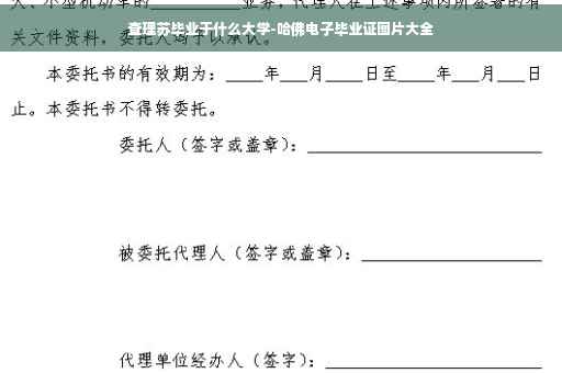 查理苏毕业于什么大学-哈佛电子毕业证图片大全