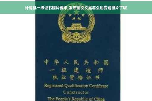计算机一级证书照片要求,发布图文文案怎么也变成图片了呢