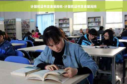 计算机证书含金量排名-计算机证书含金量高吗