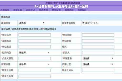 3a证书有用吗,从业资格证2a和3a区别