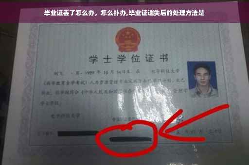 毕业证丢了怎么办，怎么补办,毕业证遗失后的处理方法是