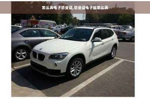 怎么弄电子毕业证,毕业证电子版怎么弄