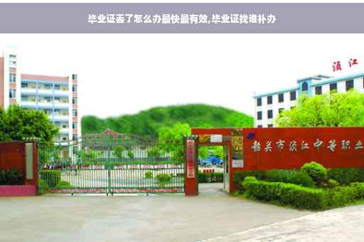 毕业证丢了怎么办最快最有效,毕业证找谁补办