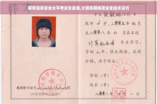 国家信息安全水平考试含金量,计算机网络及安全技术证书