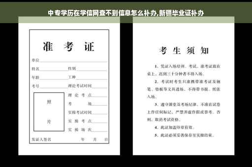 中专学历在学信网查不到信息怎么补办,新疆毕业证补办
