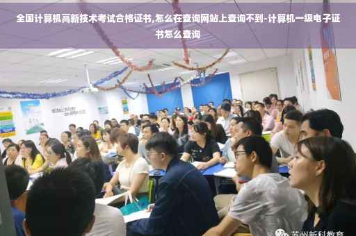 全国计算机高新技术考试合格证书,怎么在查询网站上查询不到-计算机一级电子证书怎么查询