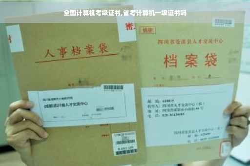 全国计算机考级证书,省考计算机一级证书吗