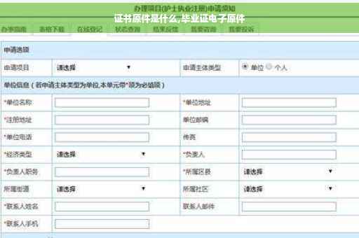 证书原件是什么,毕业证电子原件
