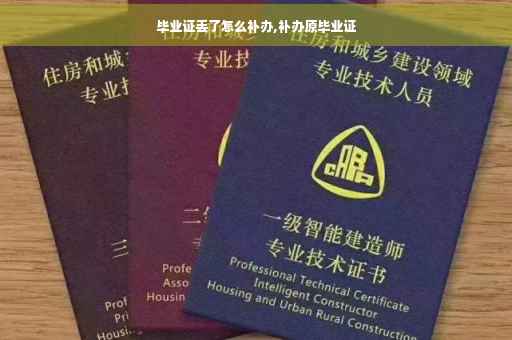 毕业证丢了怎么补办,补办原毕业证