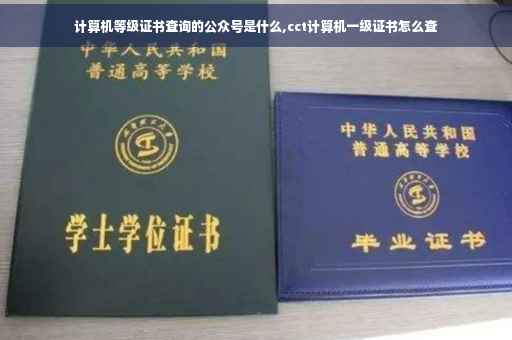 计算机等级证书查询的公众号是什么,cct计算机一级证书怎么查