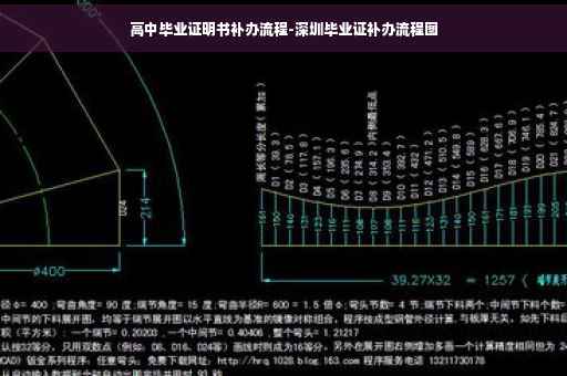 高中毕业证明书补办流程-深圳毕业证补办流程图