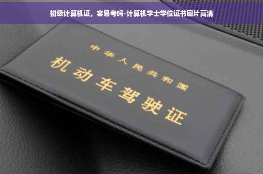 初级计算机证，容易考吗-计算机学士学位证书图片高清