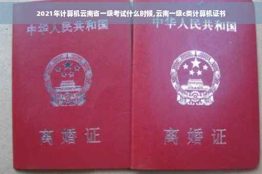 2021年计算机云南省一级考试什么时候,云南一级c类计算机证书