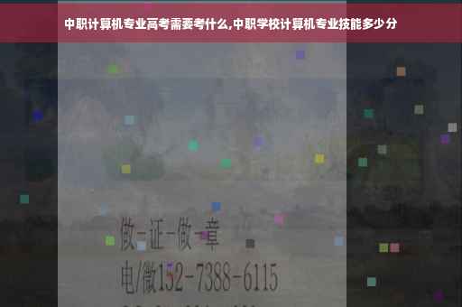 中职计算机专业高考需要考什么,中职学校计算机专业技能多少分 中职计算机专业高考需要考什么,中职学校计算机专业技能多少分